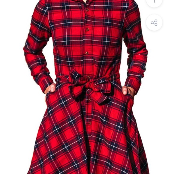 Kiel James Patrick Dresses & Skirts - Kiel James Patrick Cozy Cabin flannel dress